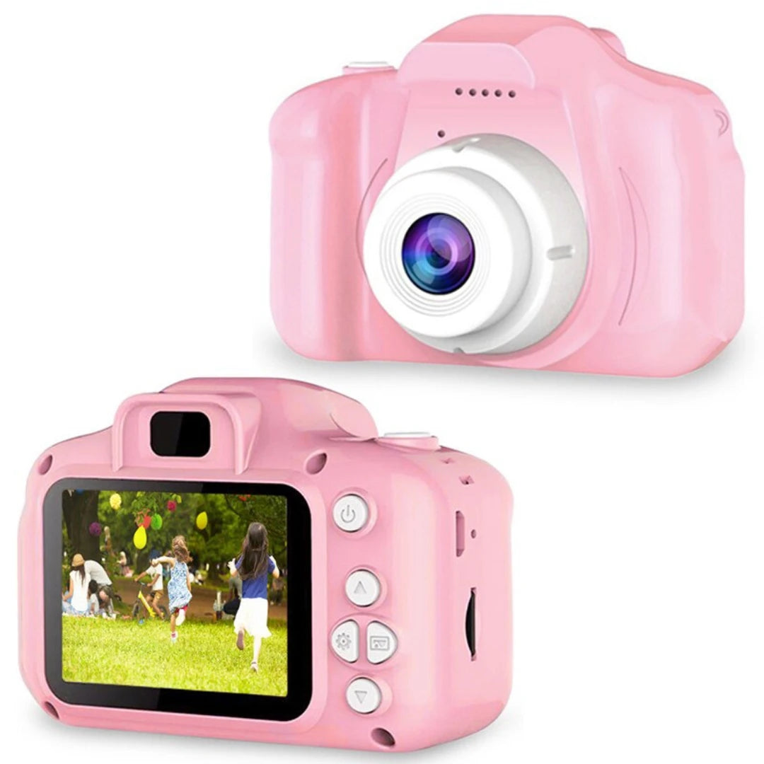 Câmera Digital Mini X2 para Crianças - Pode Tirar Fotos e Vídeos - Brinquedo Tipo SLR Pequeno